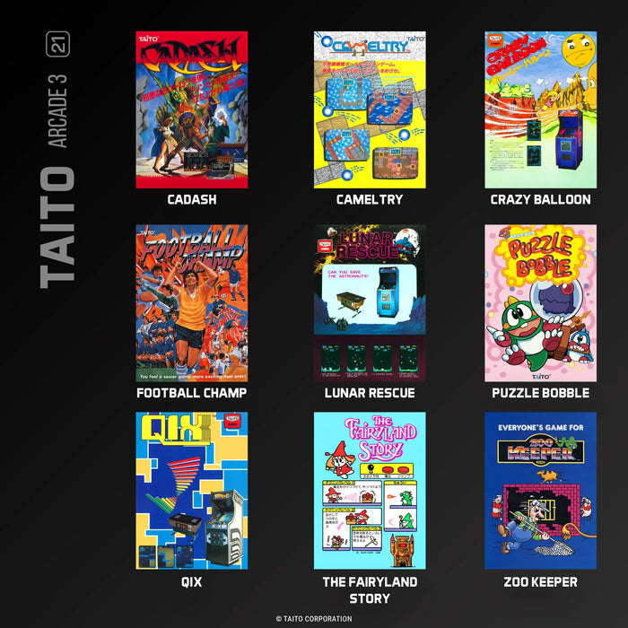 Evercade The Turrican Collection & Evercade Taito Arcade 3 Combo Pack (Free Shipping) (PRE-ORDER)