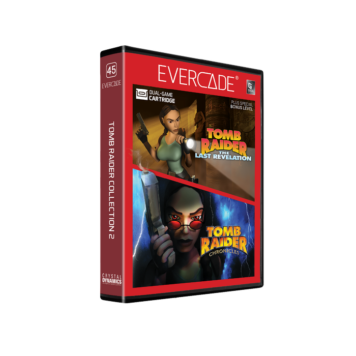 Evercade Atari Arcade 2 [A#14] & Evercade Tomb Raider Collection 2 [#45] Combo Pack [FREE SHIPPING] (PRE-ORDER)