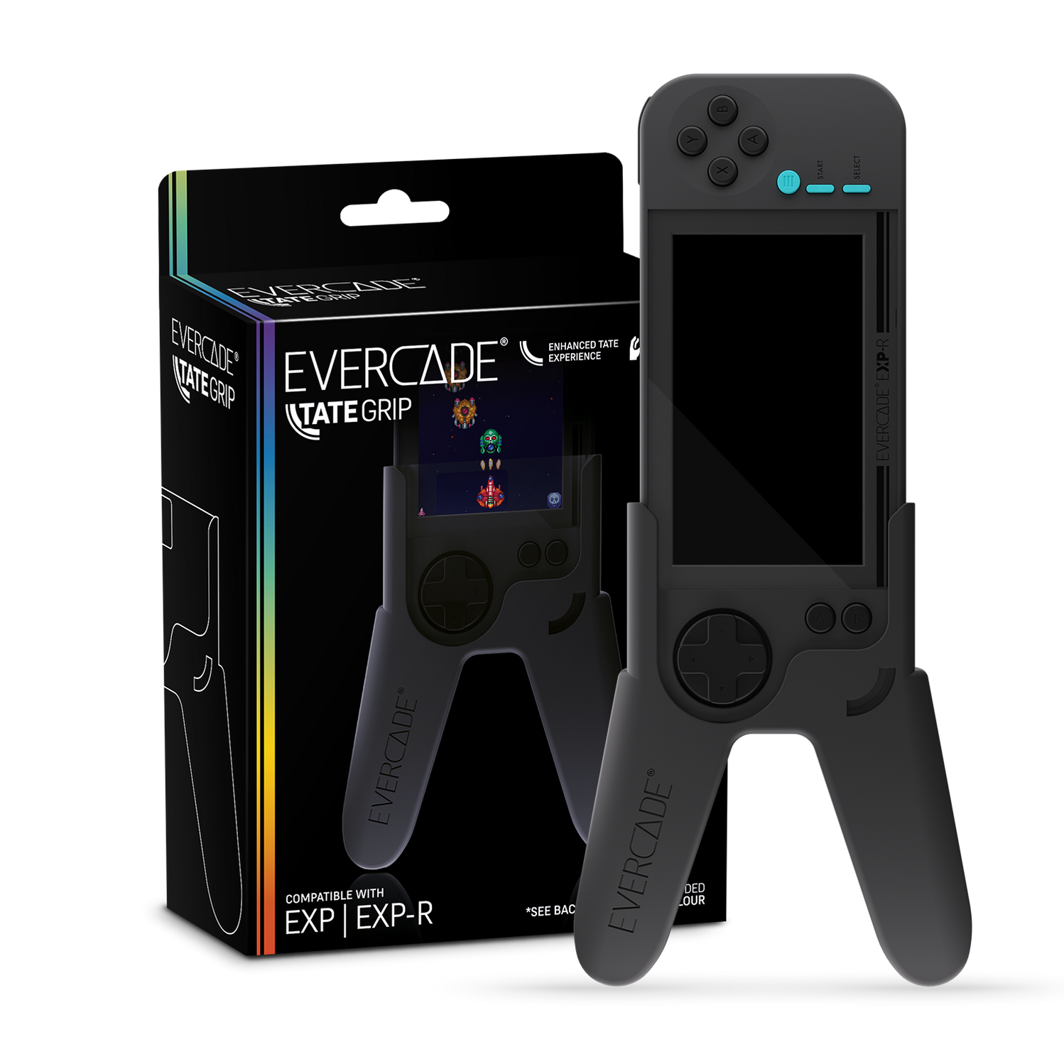 Evercade TATE Grip [Grey] — VIDEOGAMESPLUS.CA