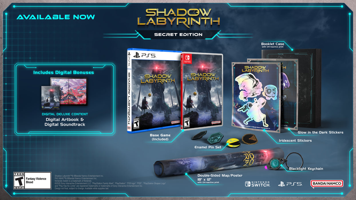 Shadow Labyrinth Secret Edition - PlayStation 5 [Free Shipping]