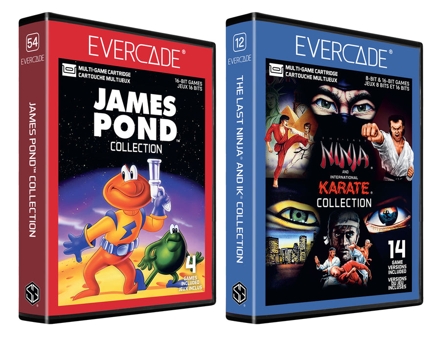 Evercade The Last Ninja and IK Collection & Evercade James Pond Collection (Free Shipping) (PRE-ORDER)