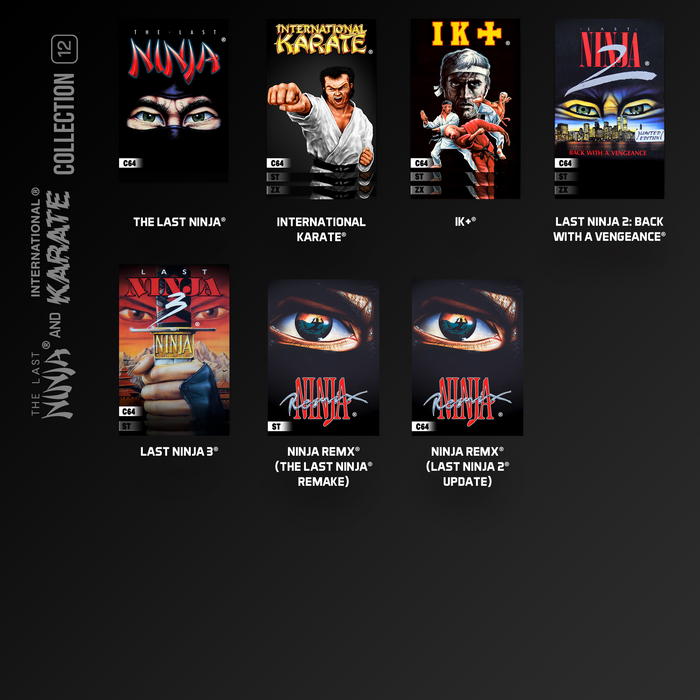 Evercade The Last Ninja and IK Collection & Evercade James Pond Collection (Free Shipping) (PRE-ORDER)