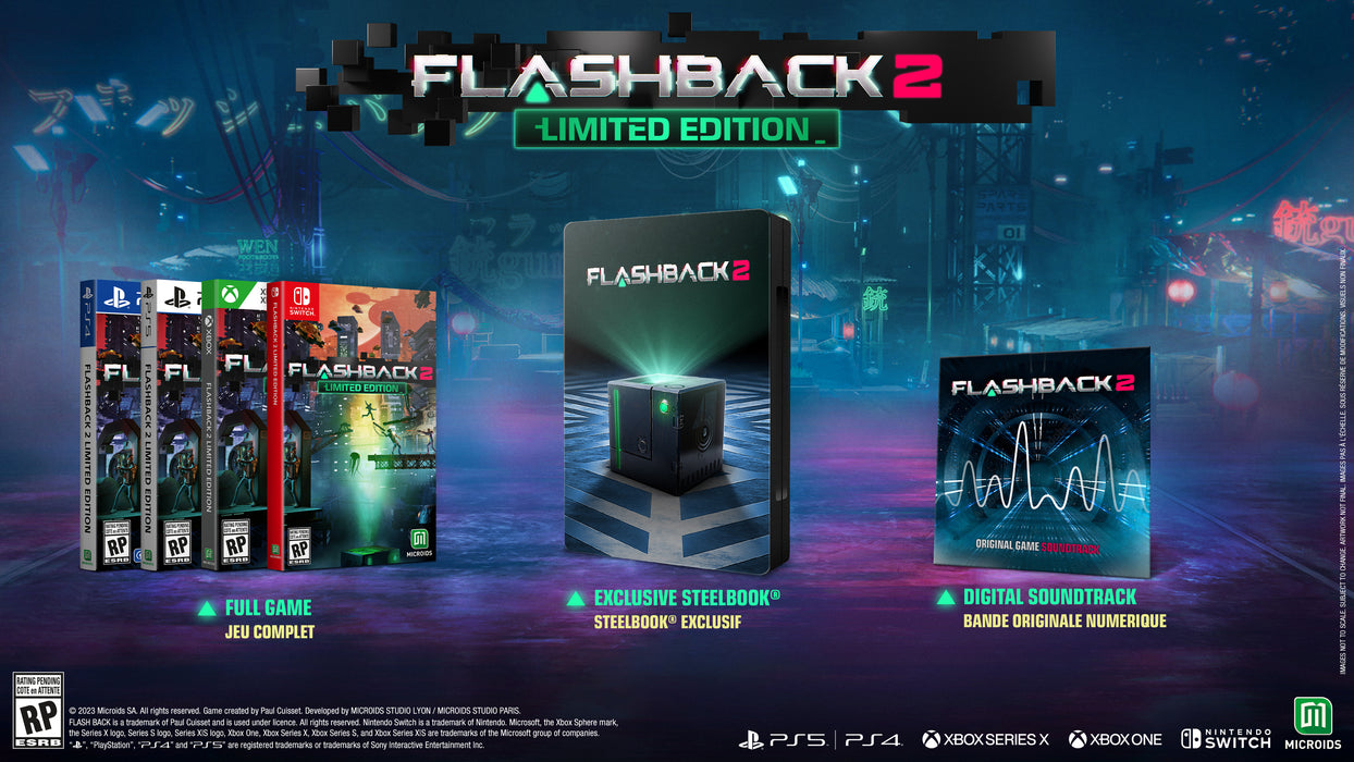 Flashback Switch Label Flashback 2: Limited Edition - Nintendo Switch (PRE-ORDER ...