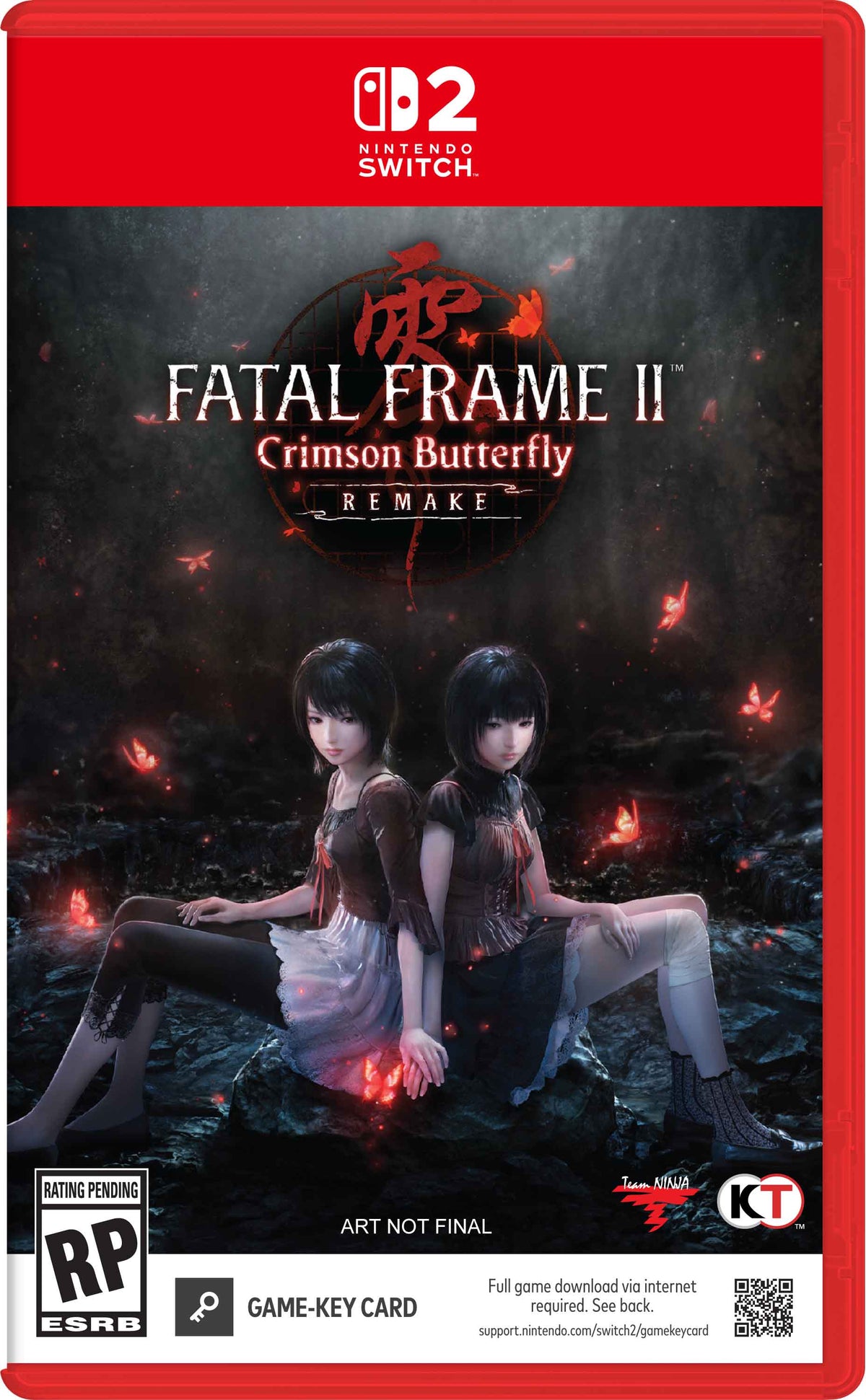 フェイタルフレーム2 Crimson Butterfly FATAL FRAME II: Crimson Butterfly REMAKE - [Game-Key Card