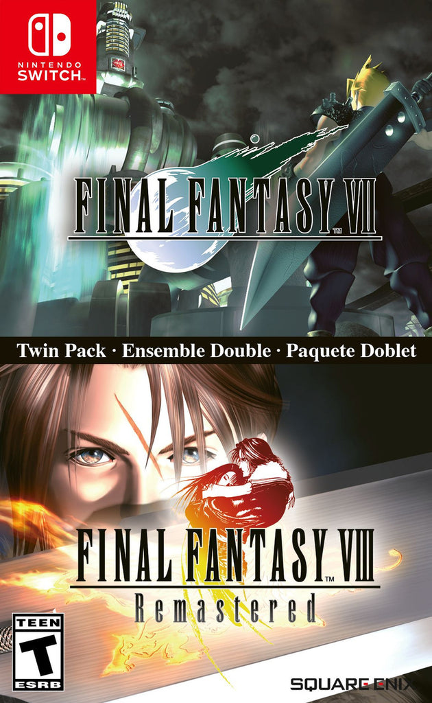 Final Fantasy VII (7) & Final Fantasy VIII (8) Remastered Twin