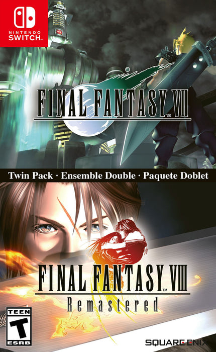 Final Fantasy VII & Final Fantasy VIII Remastered Twin-Pack - Nintendo Switch (PRE-ORDER)