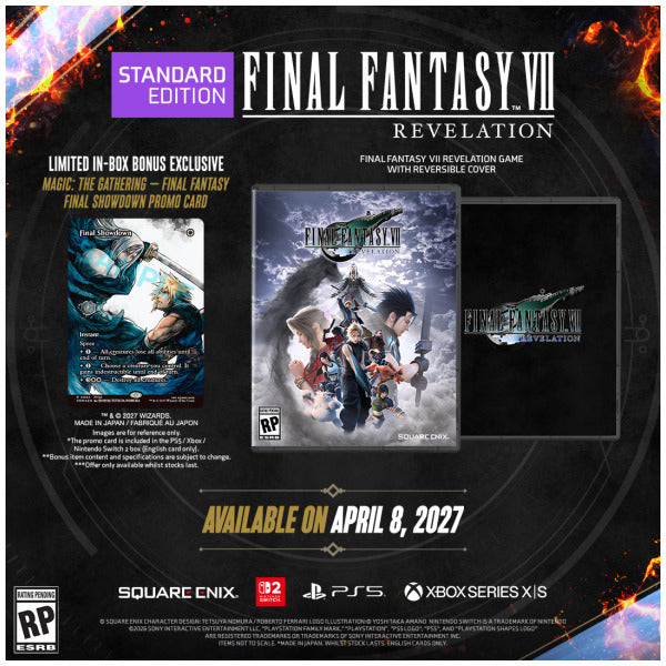 Final Fantasy VII: Revelation Day One Edition [Game-Key Card] - Nintendo Switch 2 (PRE-ORDER)