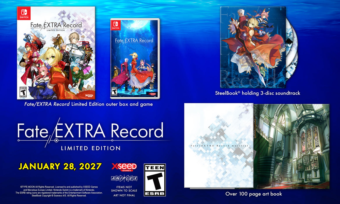 Fate EXTRA/Record Limited Edition - Nintendo Switch (PRE-ORDER)