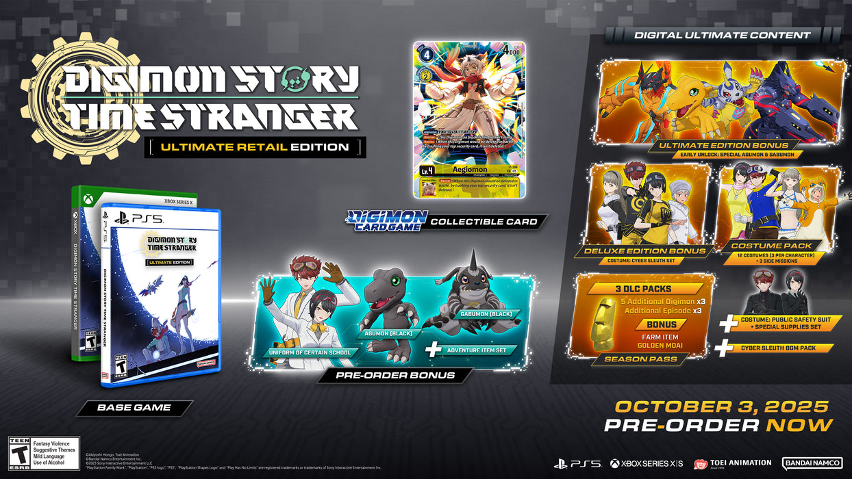 digimon story time stranger card game Digimon: Story Time Stranger Ultimate Edition