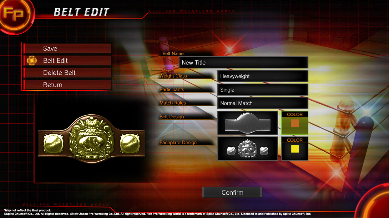 Fire Pro Wrestling World [Standard Edition] - Playstation 4