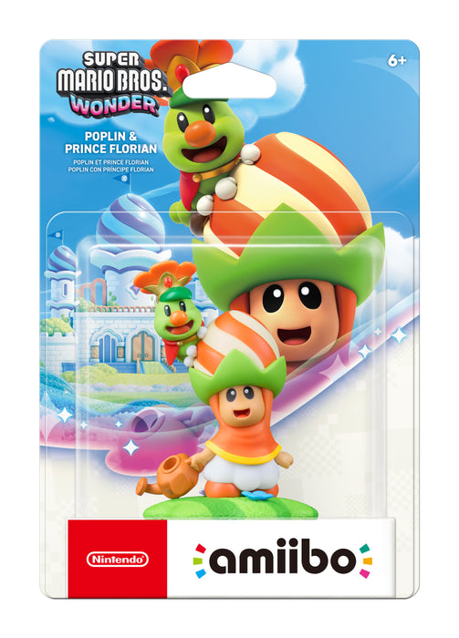 Nintendo Amiibo Populin and Prince Florian Super Mario Wonder Series - Amiibo