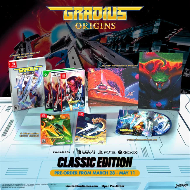 Gradius Origins Classic Edition [Limited Run Games #142] - PlayStation 5