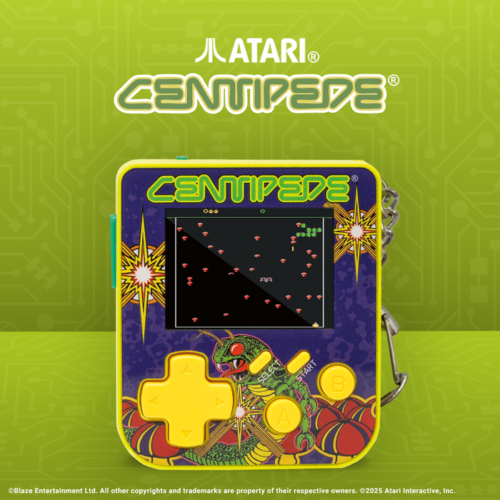 Evercade Hypermegatech Atari Centipede Key Chain