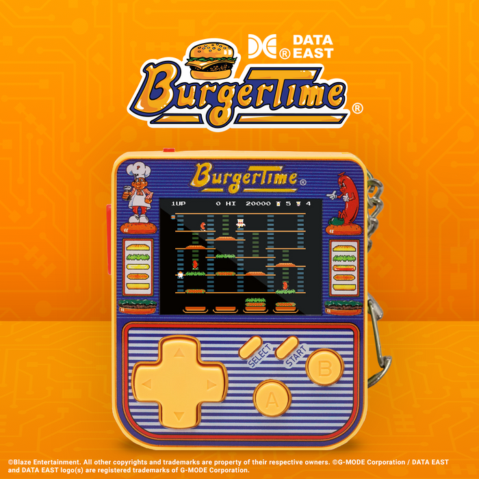 Evercade Hypermegatech Data East Burger Time Key Chain