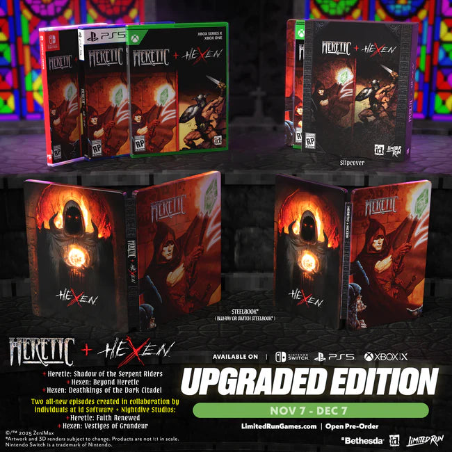 Heretic + Hexen Upgraded Edition (Limited Run Games #295) - Nintendo Switch