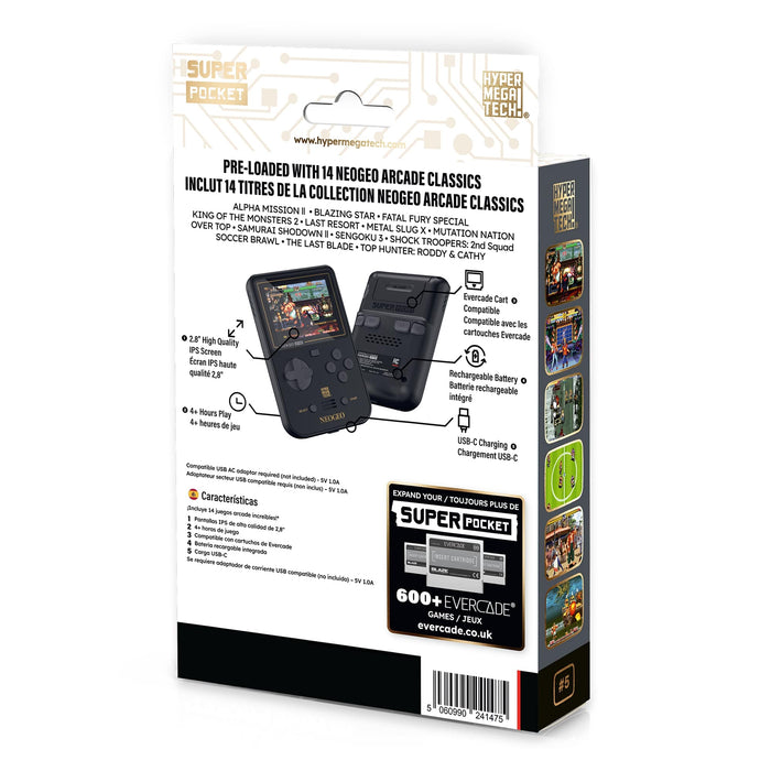 NEOGEO Super Pocket - HYPER MEGA TECH (FREE SHIPPING)