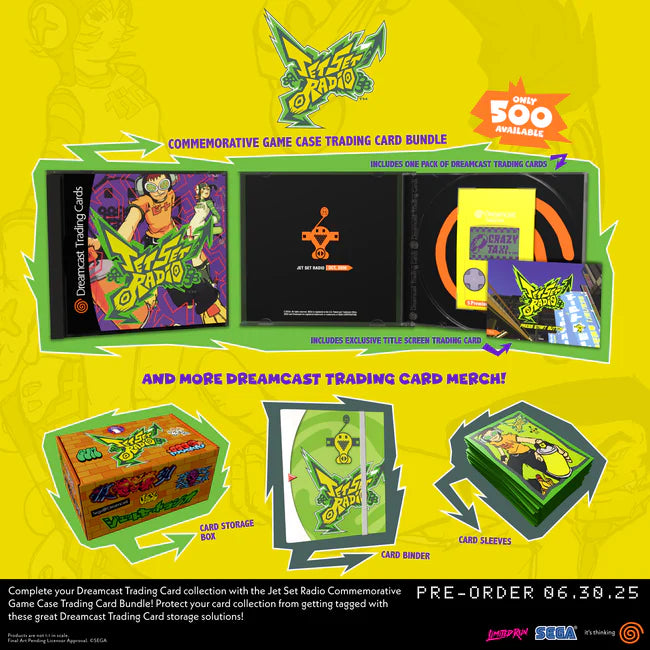 Jet Set Radio Commemorative Case Trading Card Bundle [Limited Run Games]