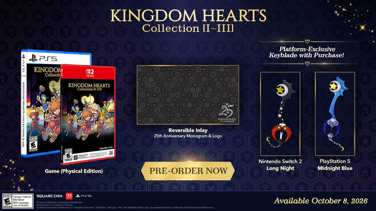 KINGDOM HEARTS Collection [I~III] - Playstation 5 (PRE-ORDER)