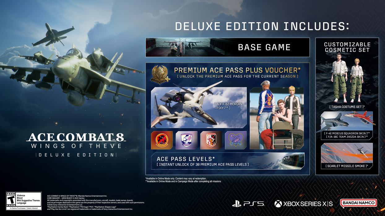 Ace Combat 8 Wings of Theve Deluxe Edition -  PlayStation 5