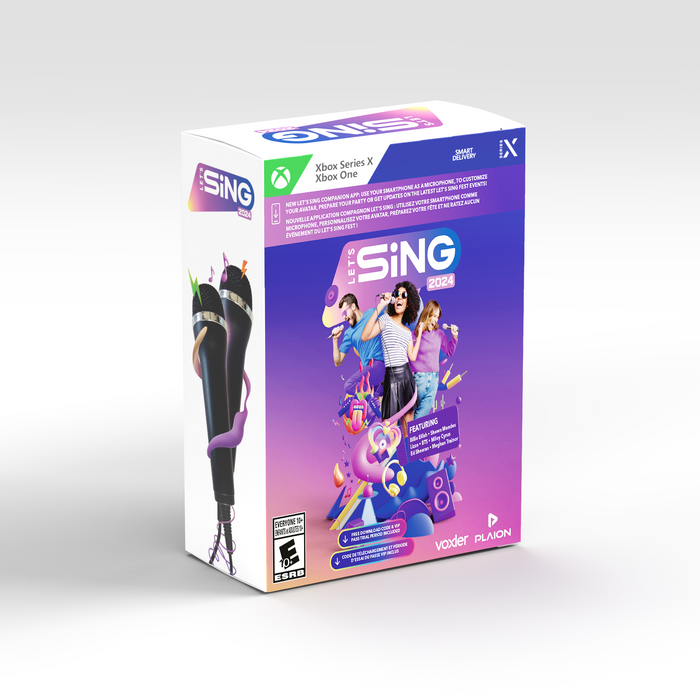 Let's Sing 2024 + 2 Microphones Bundle - Xbox One/Xbox Series X [FREE SHIPPING]