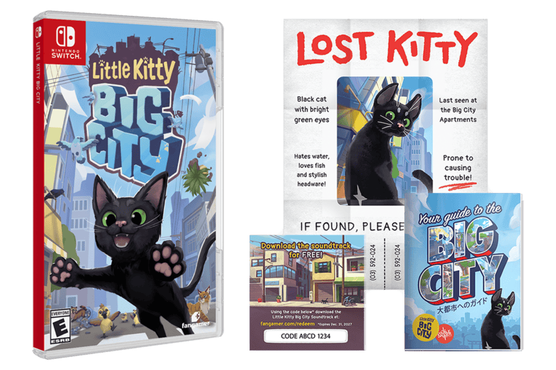 Little Kitty, Big City - Nintendo Switch (PRE-ORDER)