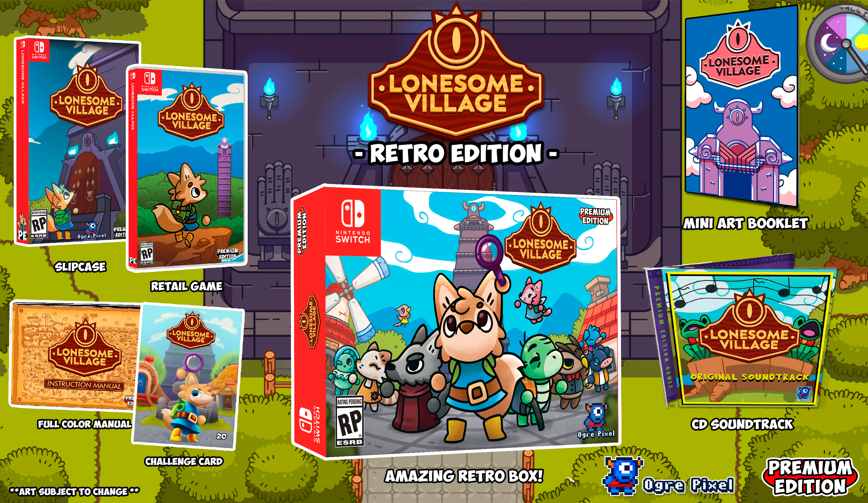 Lonesome Village - Retro Edition Nintendo Switch (USA) NEUF - Jeu En Anglais