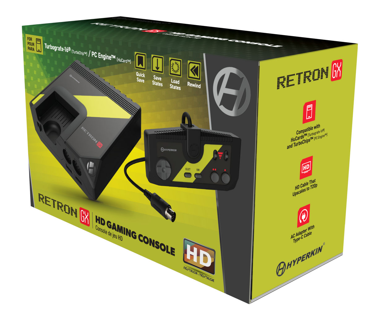 RetroN GX: HD Gaming Console for Turbografx-16®/ PC Engine™ - Hyperkin ...