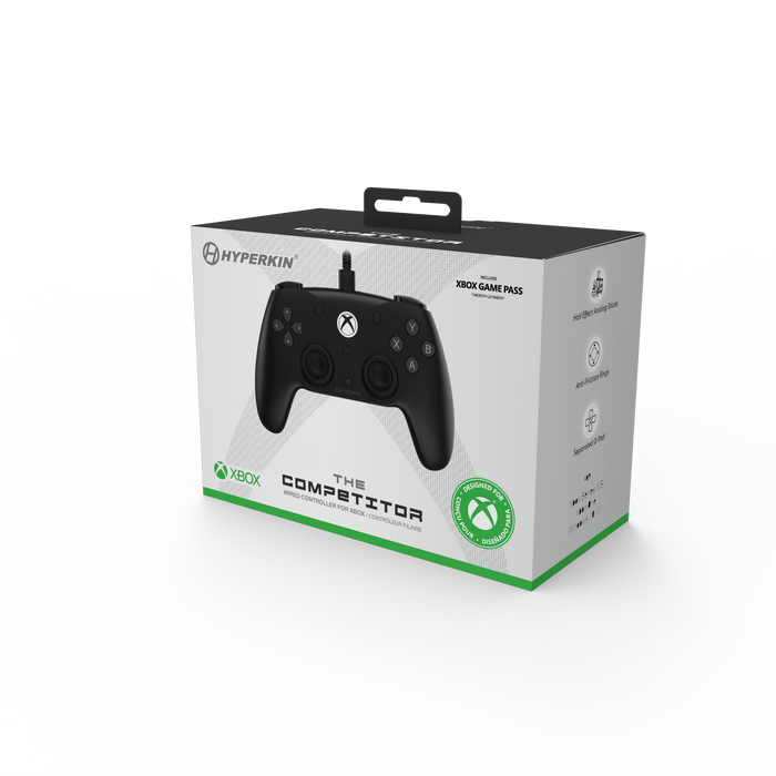 The Competitor Wired Controller (Hyperkin) (Black) – Xbox Series & PC