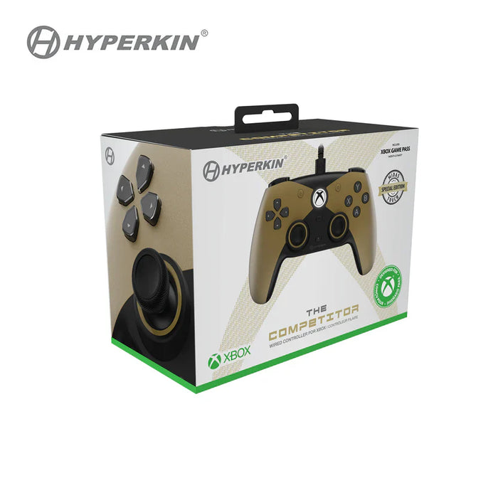 Hyperkin - THE COMPETITOR WIRED CONTROLLER XBS/PC (GOLD)