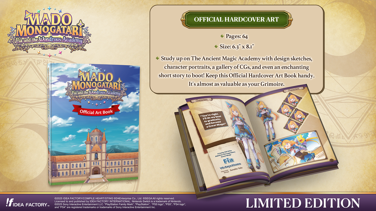 MADO MONOGATARI: Fia and the Wondrous Academy [Limited Edition] - Playstation 5