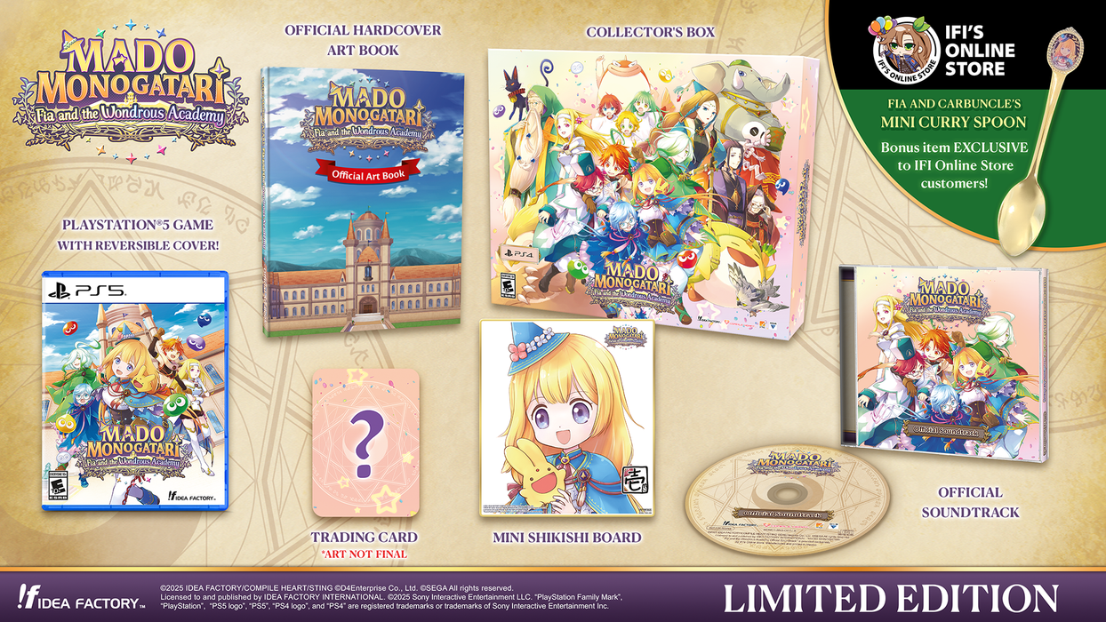 MADO MONOGATARI: Fia and the Wondrous Academy [Limited Edition] - Playstation 5