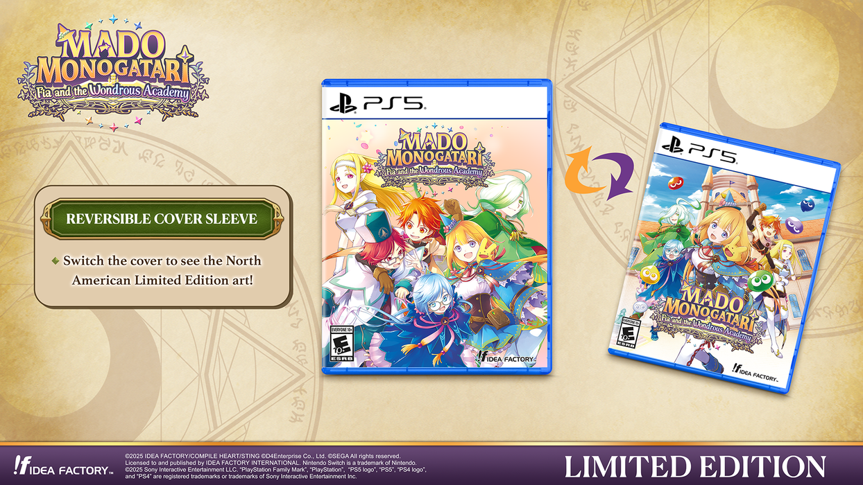 MADO MONOGATARI: Fia and the Wondrous Academy [Limited Edition] - Playstation 5