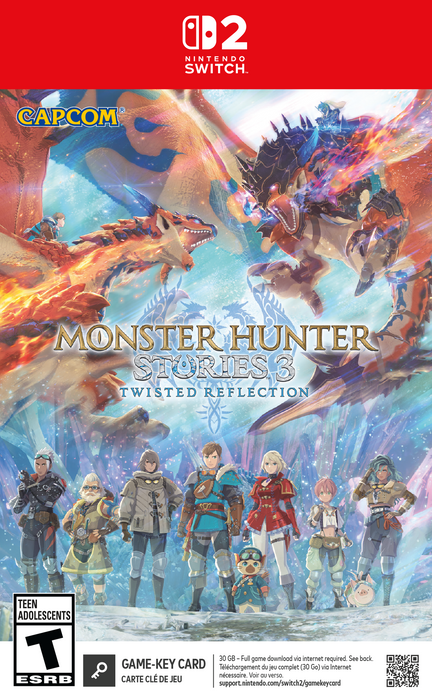 Monster Hunter Stories 3: Twisted Reflection [Game -Key Card] - Nintendo Switch 2 (PRE-ORDER) (FREE SHIPPING)