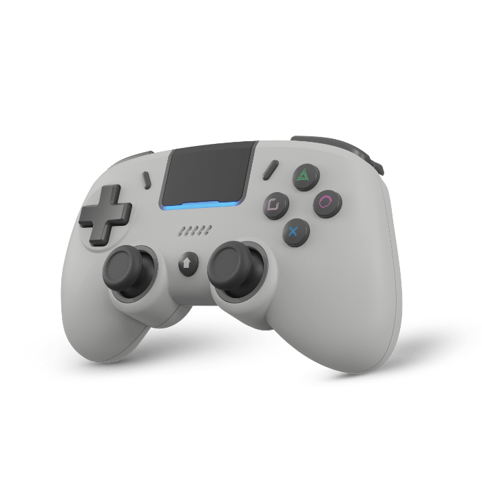 Retro Fighters Mantis Mini Wireless Bluetooth Controller for PS4 & PC  with Hall Effects (No Drift / More Precision!) [Gray] - Playstation 4 & PC