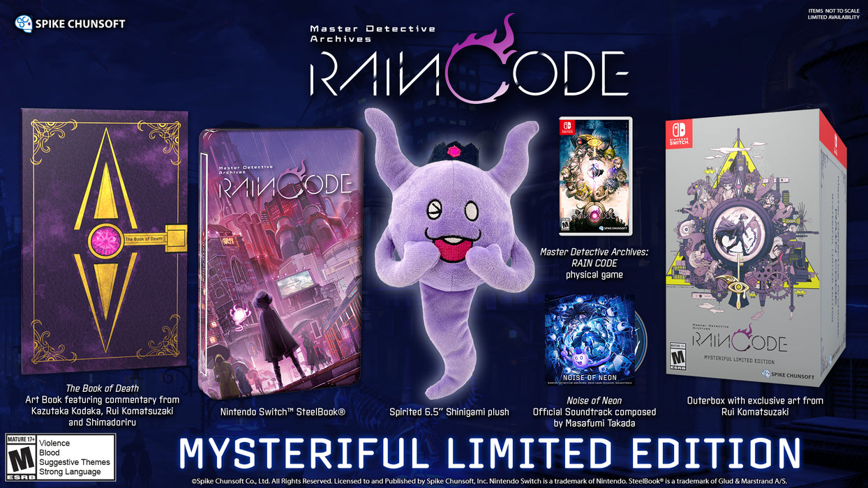 Master Detective Archives RAIN CODE Mysteriful Limited Edition - SWITCH
