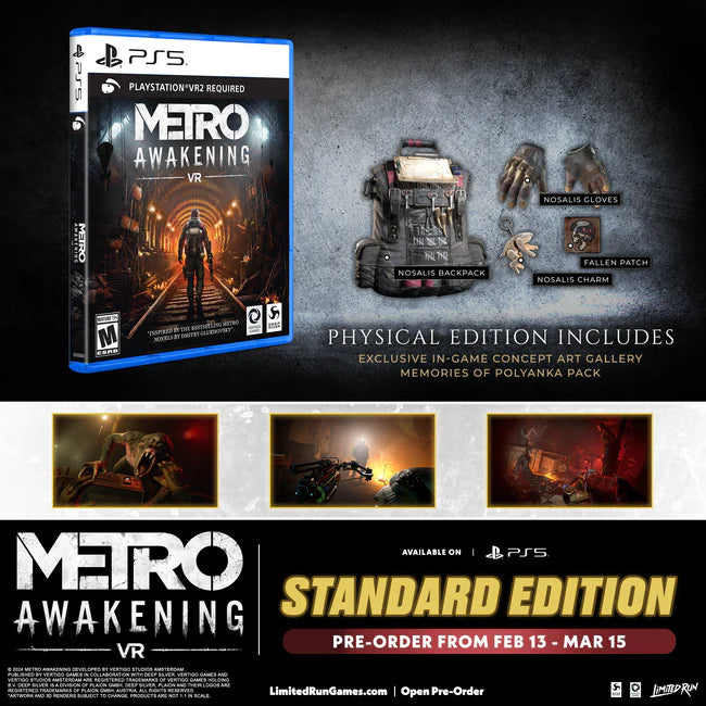 Metro Awakening (Limited Run Games #194) - PlayStation 5 [PSVR Required]