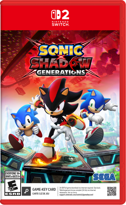 Sonic X Shadow Generations [Game-Key Card] - Nintendo Switch 2  [Free Shipping]