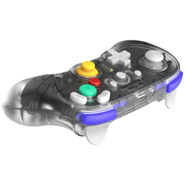 Retro Fighters BattlerGC Pro Wireless GameCube Controller [Crystal] - Nintendo Gamecube