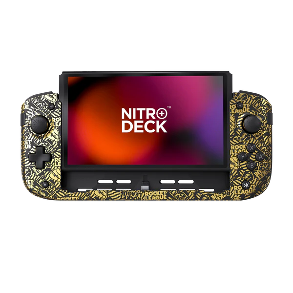 CRKD Nitro Deck+ Rocket League Gold Edition with Carry Case - Nintendo Switch