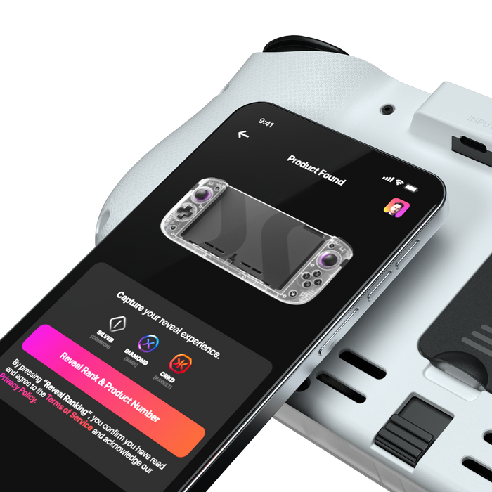 CRKD Nitro Deck+ Handheld Pro Controller for Nintendo Switch with HDMI Adapter [Clear White] - Nintendo Switch