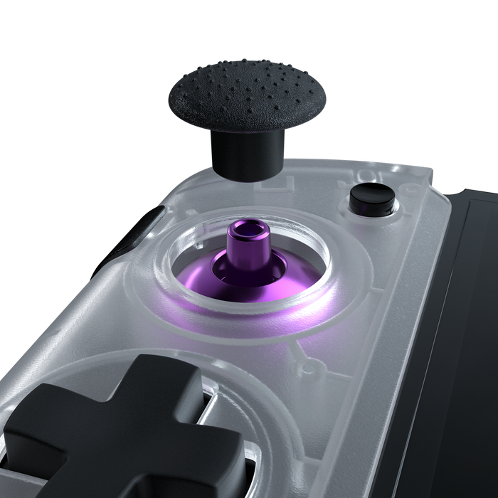 CRKD Nitro Deck+ Handheld Pro Controller for Nintendo Switch with HDMI Adapter [Clear White] - Nintendo Switch