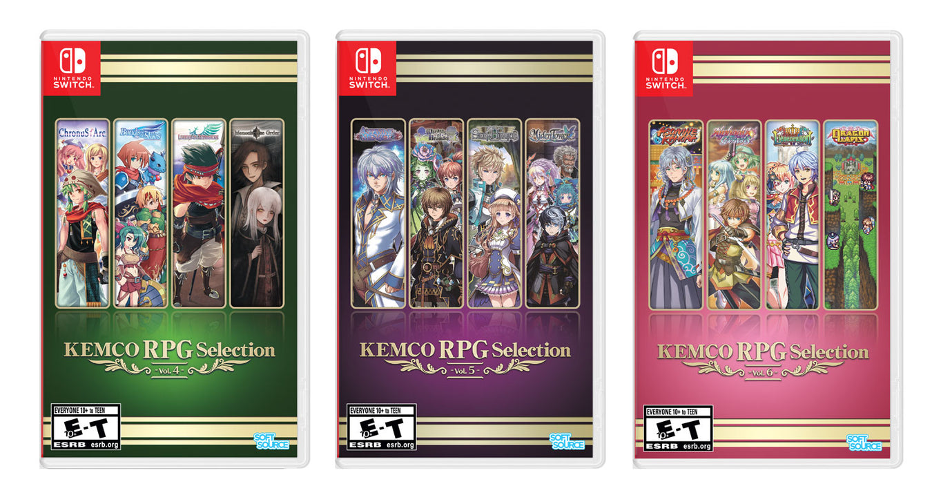 KEMCO RPG Selection Vol. 4, 5,  6