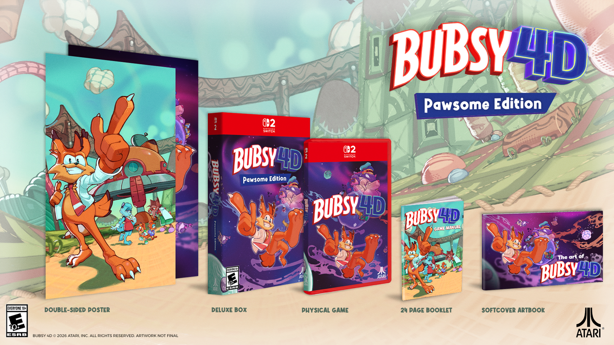 Bubsy 4D - Pawsome Edition - Nintendo Switch 2 (PRE-ORDER)