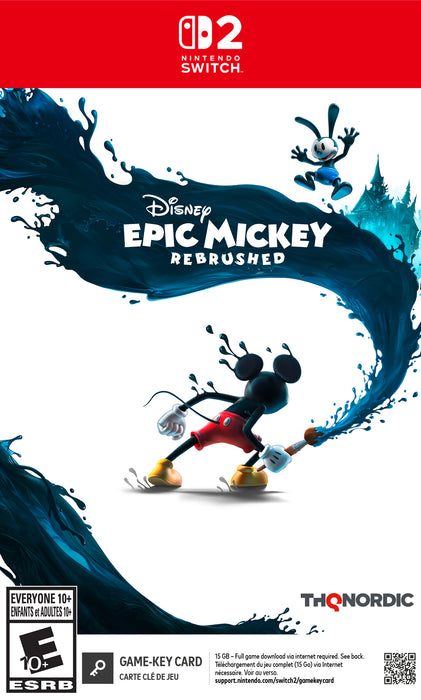 Disney Epic Mickey: Rebrushed [Game-Key Card] - Nintendo Switch 2 (PRE-ORDER)