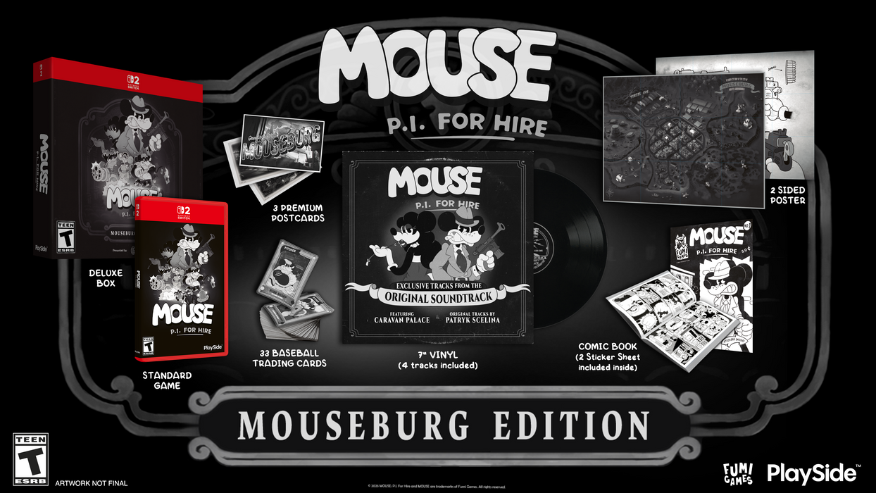 MOUSE: P.I. For Hire [The Mouseburg Edtion] - Nintendo Switch 2 (PRE-ORDER)