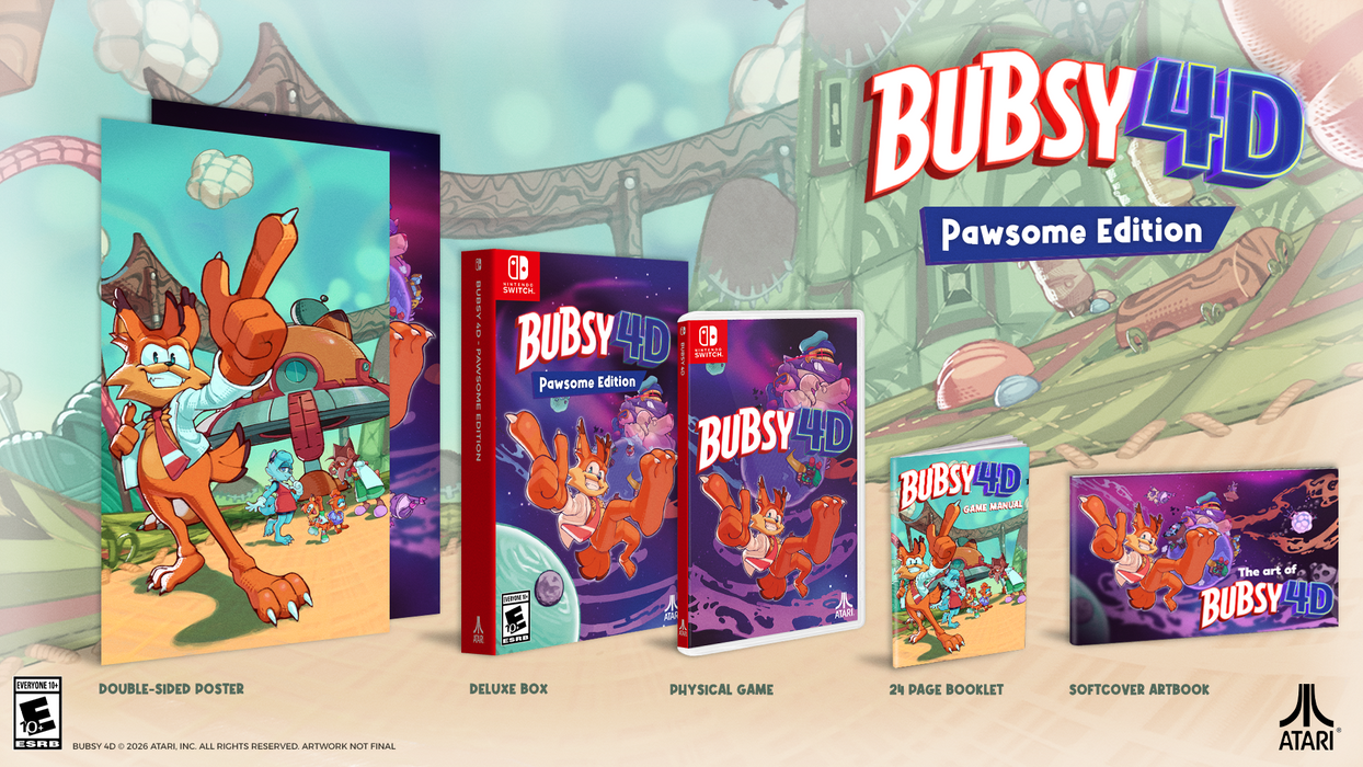 Bubsy 4D - Pawsome Edition - Nintendo Switch (PRE-ORDER)