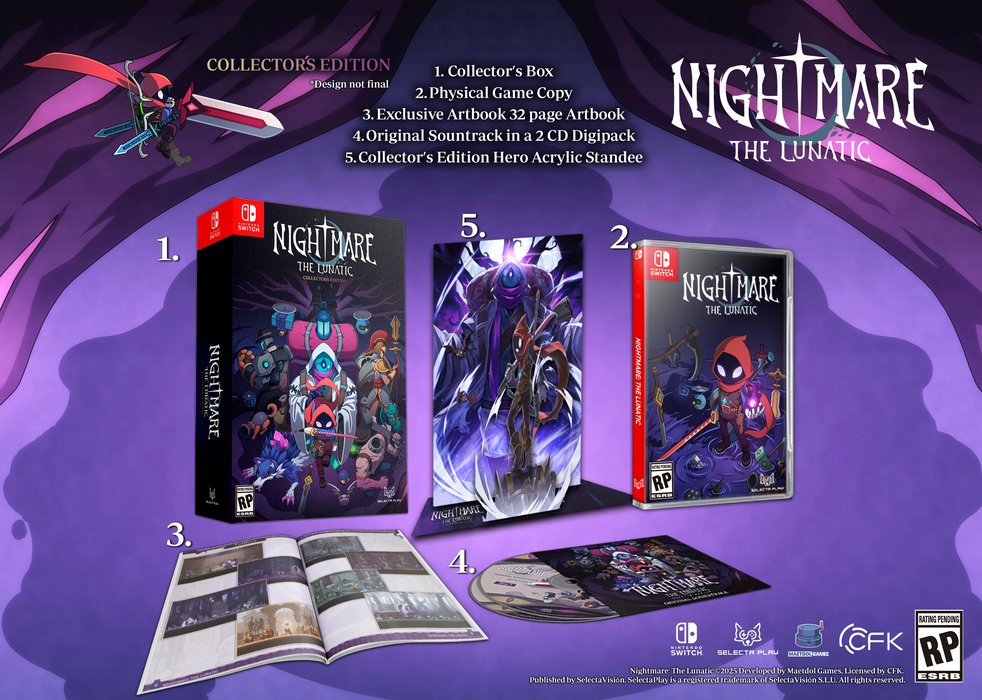 Nightmare: The Lunatic [Collector's Edition] - Nintendo Switch (PRE-ORDER)