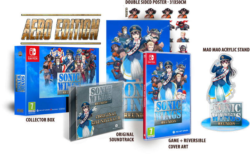 Sonic Wings Reunion (Collector's Aero Edition) [EU Import) - Nintendo Switch (PRE-ORDER) (FREE SHIPPING)