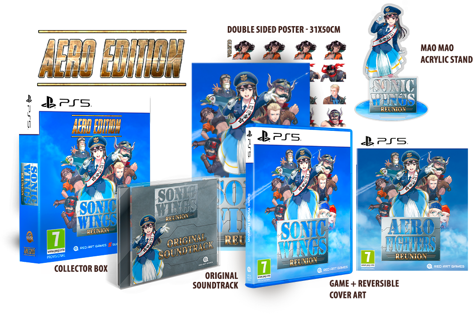 Sonic Wings Reunion (Collector's Aero Edition) [EU Import) - Playstation 5 (PRE-ORDER) (FREE SHIPPING)