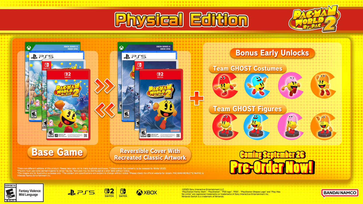 Pac-Man World Re-Pac 2 - PlayStation 5 — VIDEOGAMESPLUS.CA